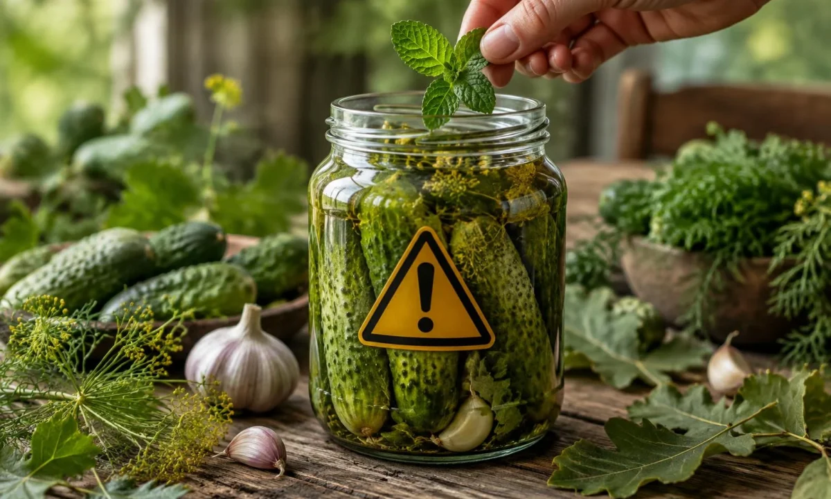Не кладите это в банку с огурцами — вкус станет хуже