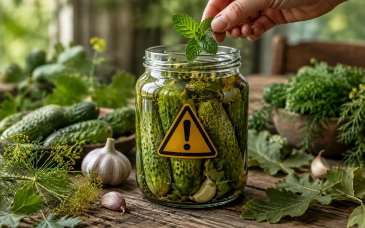 Не кладите это в банку с огурцами — вкус станет хуже